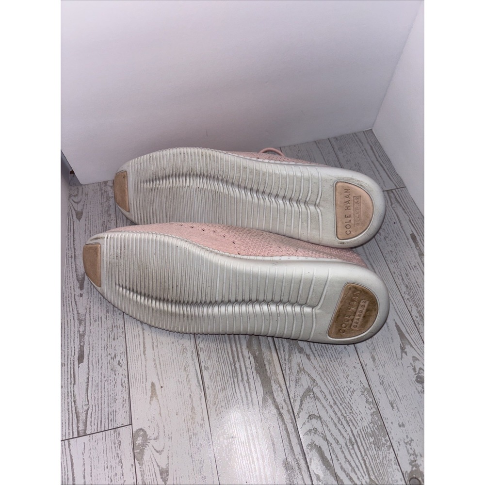 Cole Haan Women's 2 Zerogrand Knit Pink Wingtip Shoes, W10584 Sz 10B Stains - Picture 5 of 10